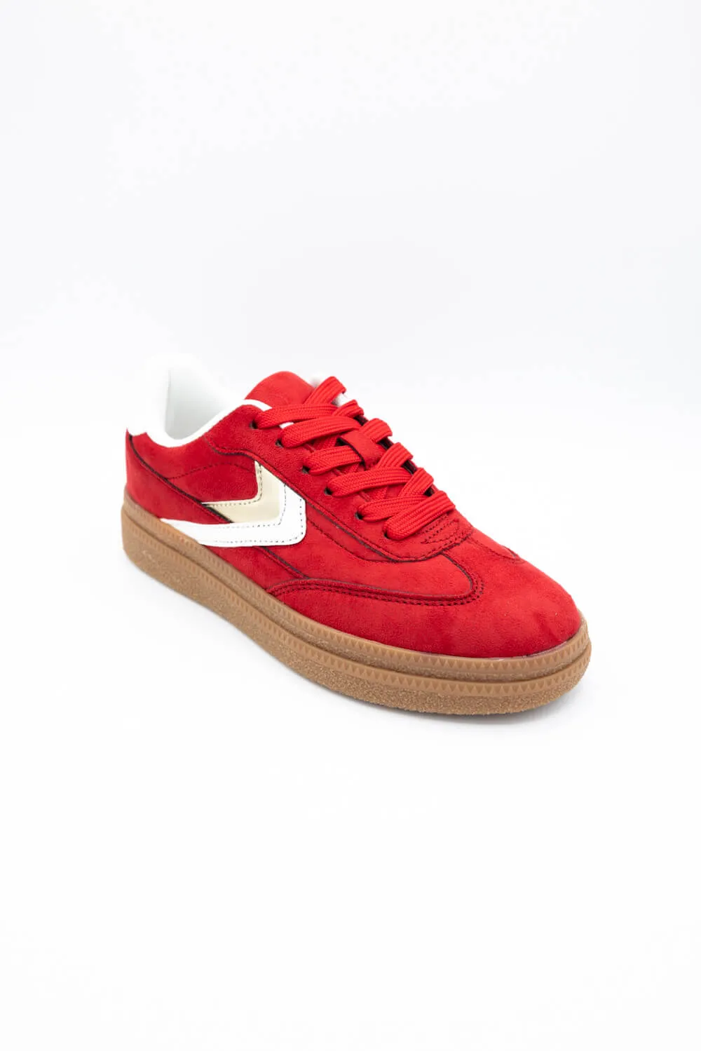 Berness Legend Sneakers for Women in Red | LEGEND-RED Wash Sneakers