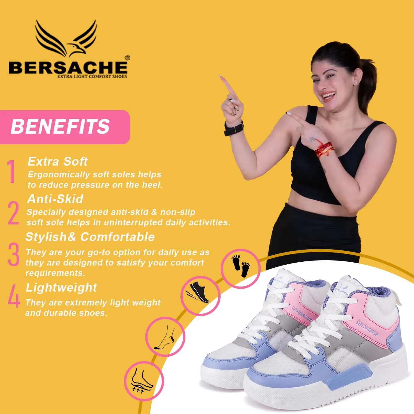 Originals Nmd R1 Spotlight 2.0 Casual Shoes Bersache Sneaker, Loafers ,Casual With Extra Comfort Sneakers For Women/Girls (9158-White)