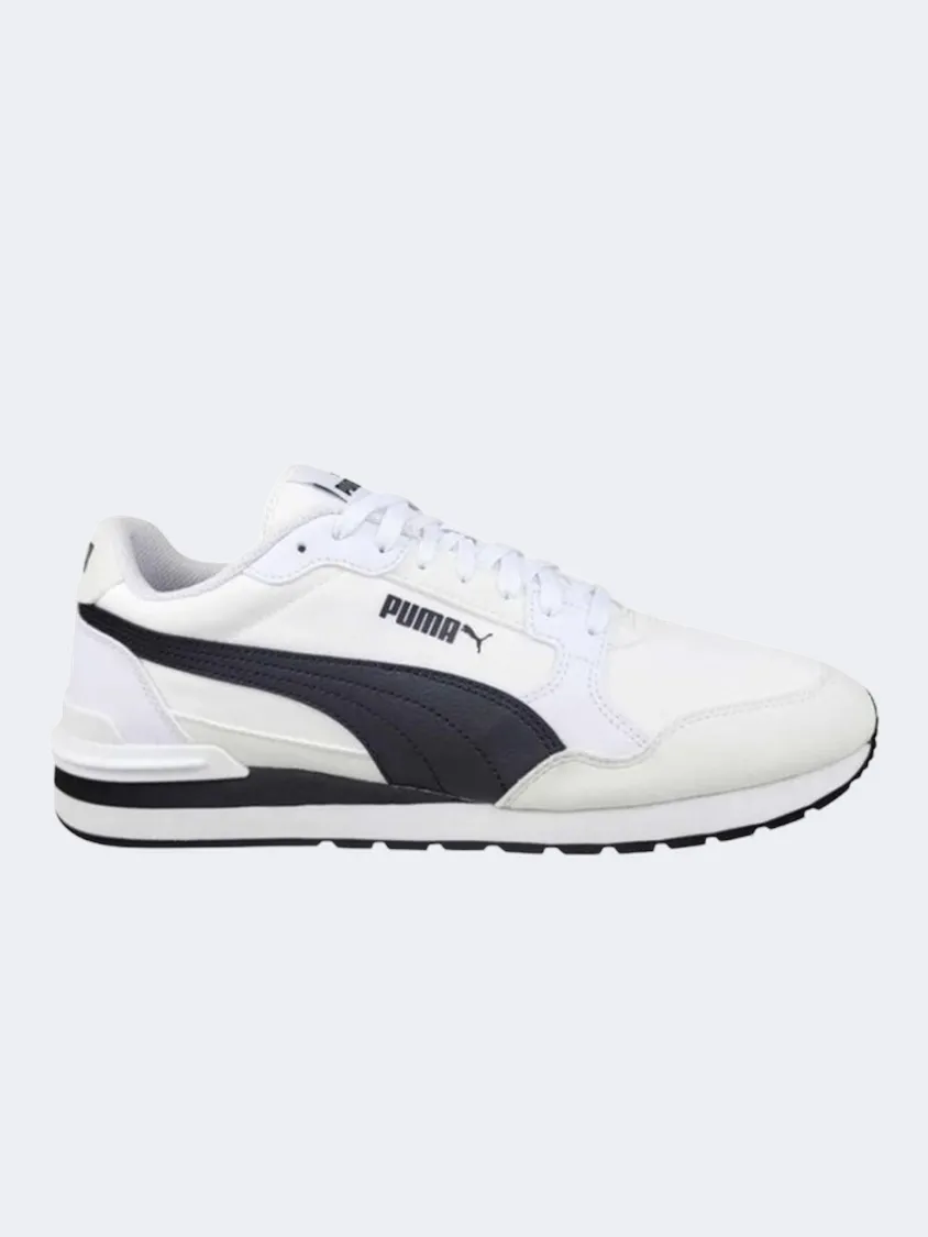 Puma St Runner V4 Men Lifestyle Shoeswhite/Black Deals On Asics Running Shoes