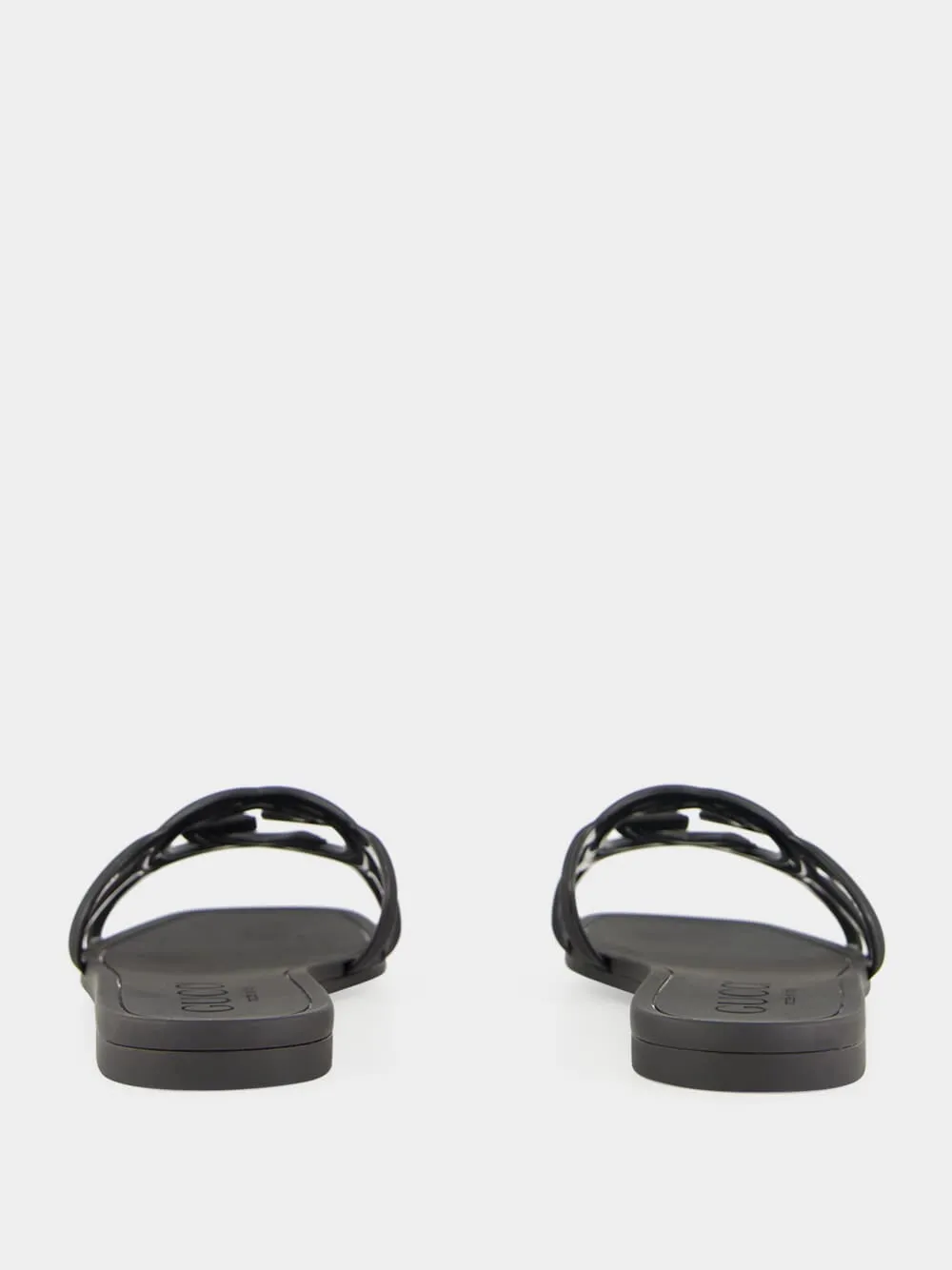 Black G Slide Sandals Asian Shoes