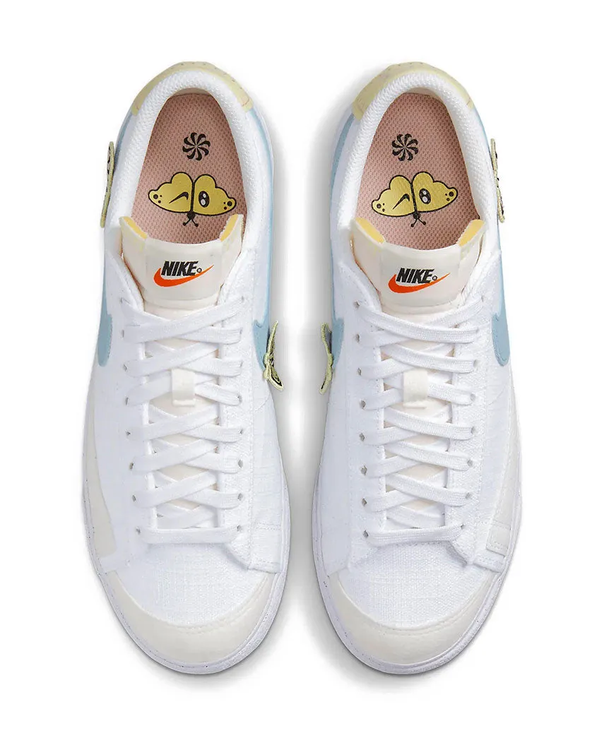 Asics Ultratek Wrestling Shoes Blazer Low Platform Next Nature Womens Ivory