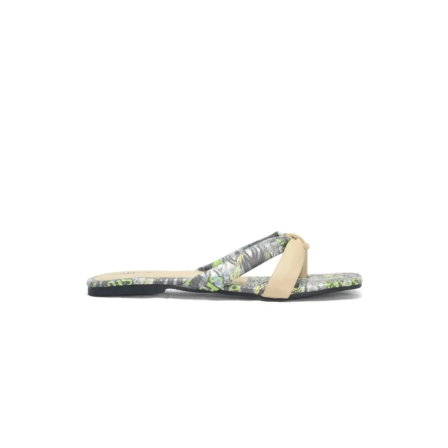 Knotted Strap Flat Sandals - Stylish Minimalist Flats with Square Toe Modern Flat Shoes
