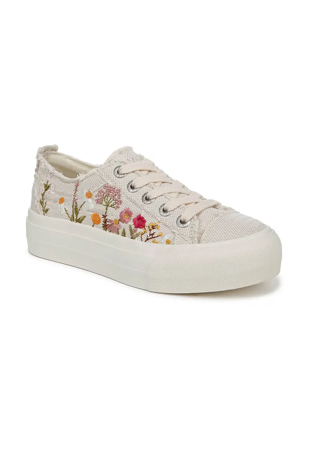 Blowfish Malibu Sadie-Sun Floral Sneakers for Women in Cream | J2107F2-101 Best Sneakers For Walking And Running