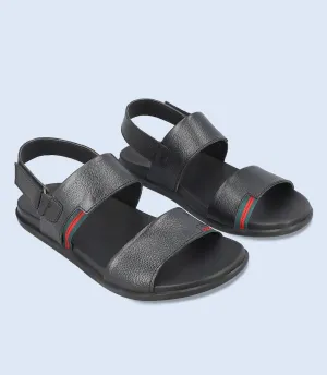 BM5583-BLACK-Men Casual Sandal Recovery Sandals Oofos