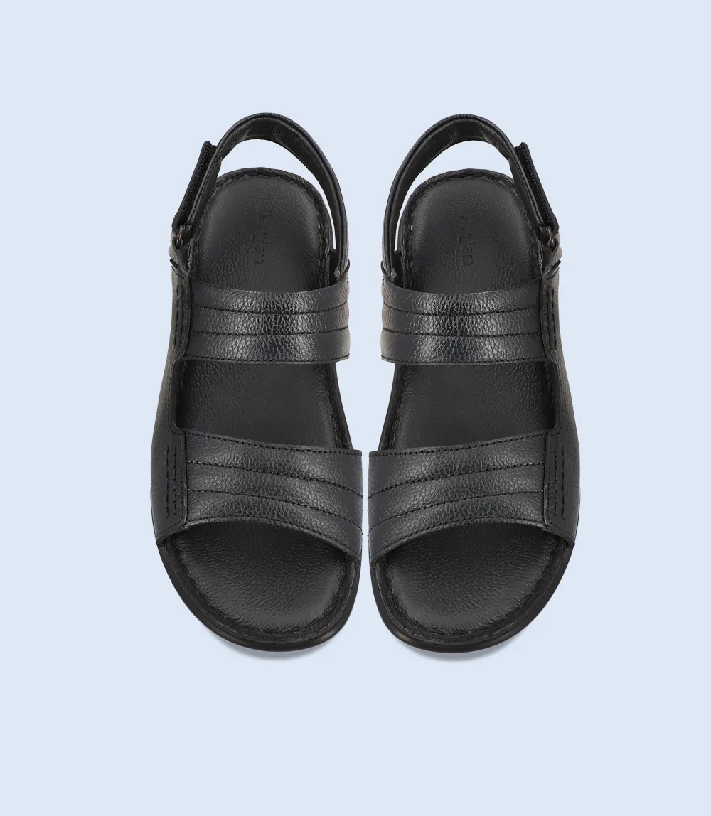 Toddler Sandals With Straps BM5602-BLACK-Men Sandal