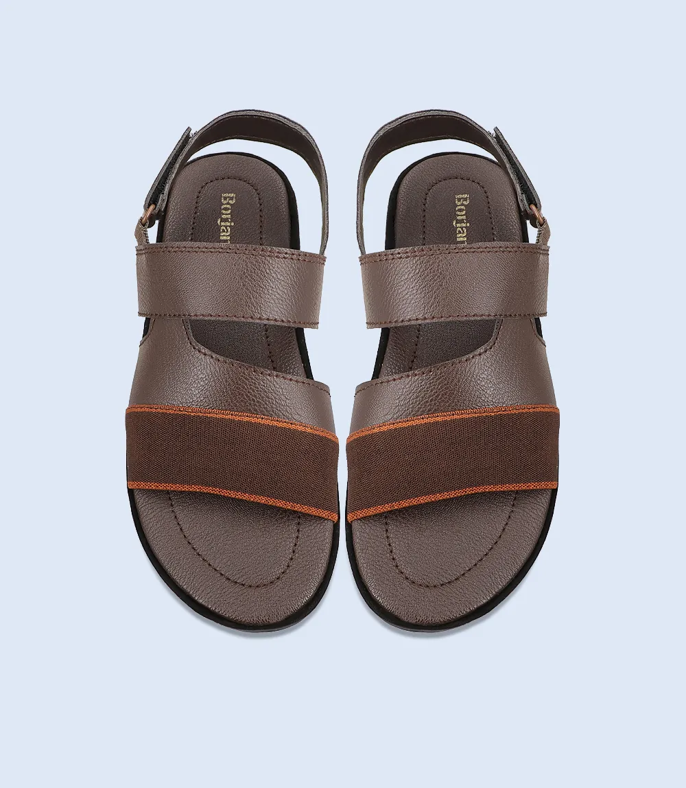 BM5672-Brown-Men Sandal Paws Sandals
