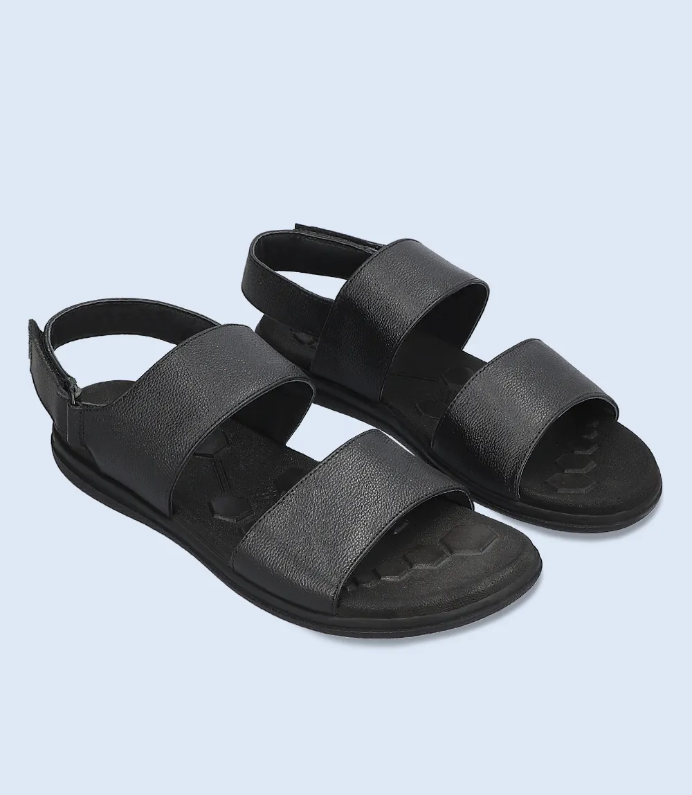 Sandals Resorts St Lucia BM5903-BLACK-Men Sandal