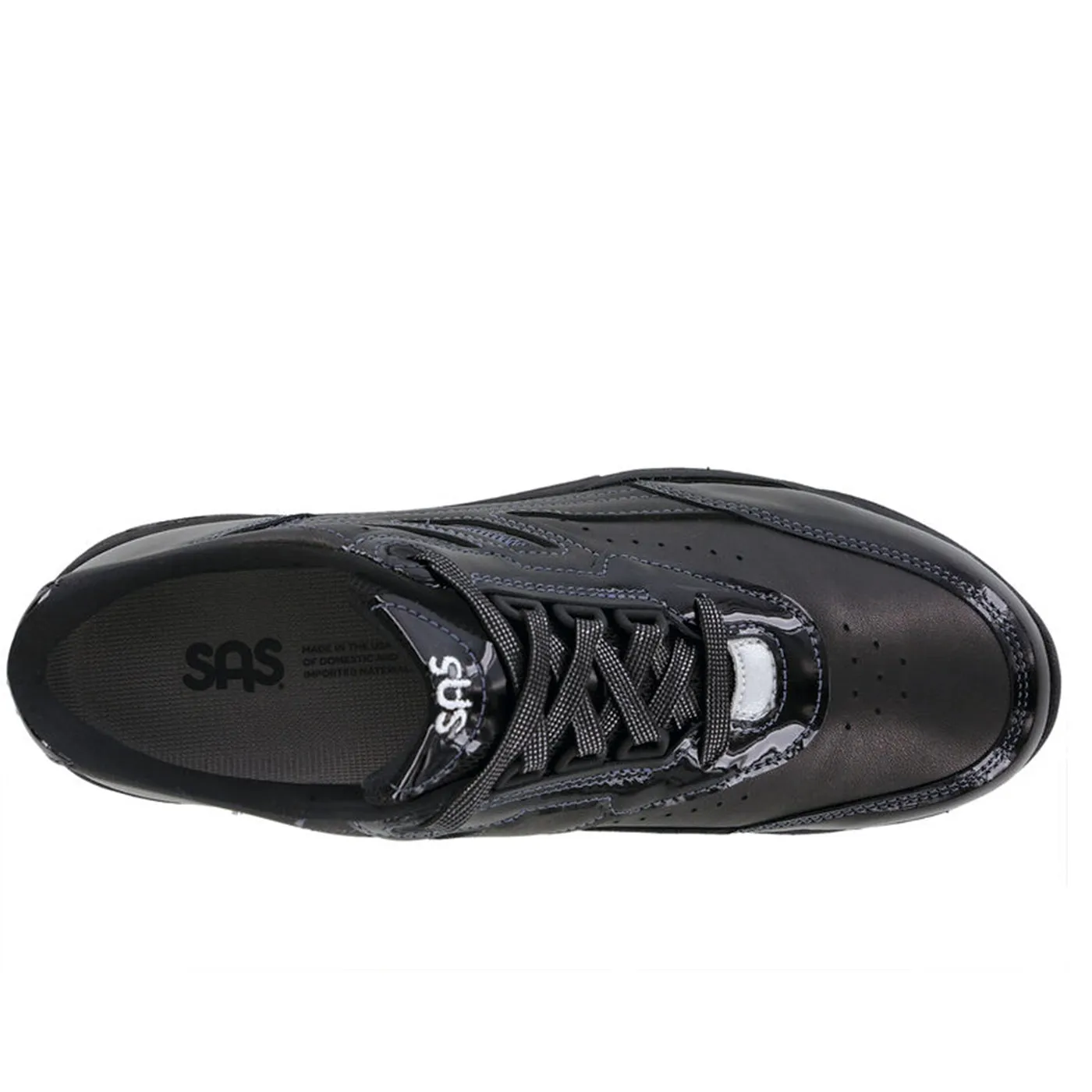 Best Shoe For Trail And Road Running Women's Tour Lace Up Sneaker Black Patent