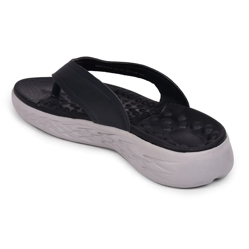 Evening Sandals A-HA Casual Blue Flip-Flop For Men IMPACT-21 By Liberty