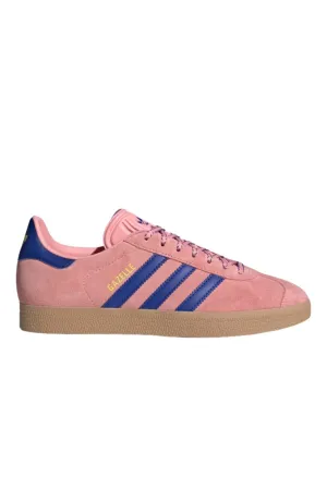 Adidas Samba Walking Shoes Gazelle W Semi Pink Spark Lucid Blue Pure Sulfur