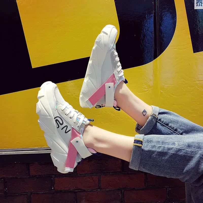 Breathable Woman Trend Shoes Sneakers For Summer