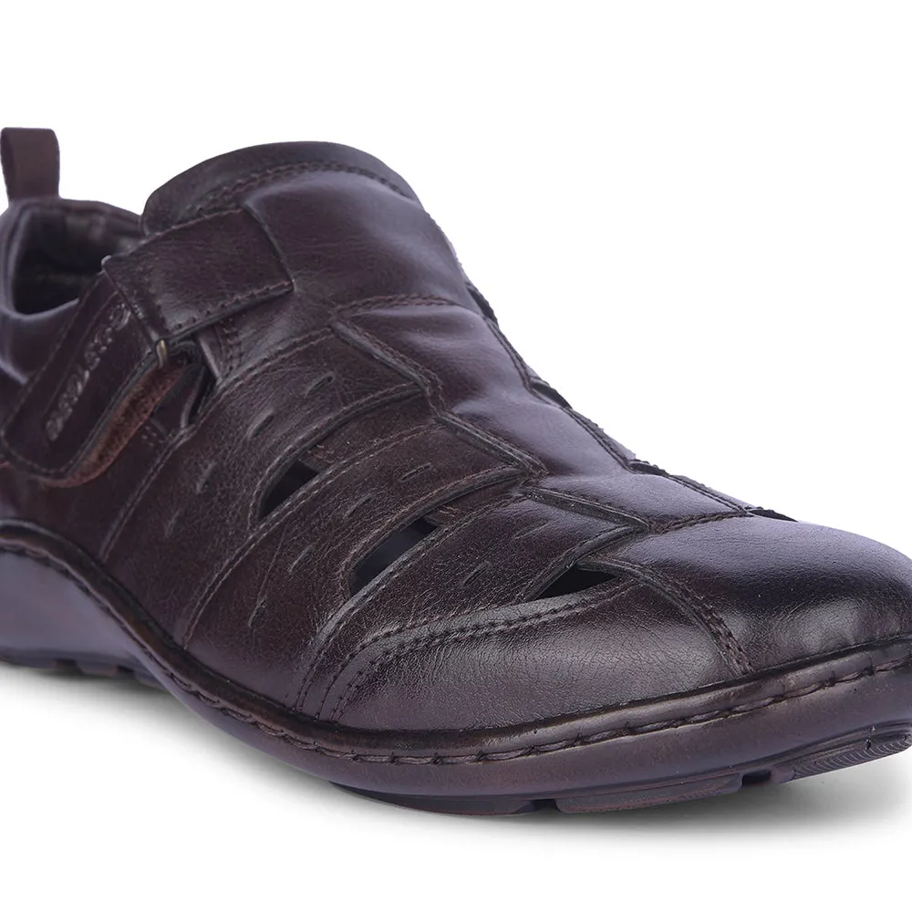 Baby Sandals Supportive Straps Healers By Liberty Mens LB130-500E Brown Casual Sandal