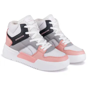 Bersache Sneaker, Loafers ,Casual With Extra Comfort Sneakers For Women/Girls (9157-Pink) Waffle One Leather Casual Shoes