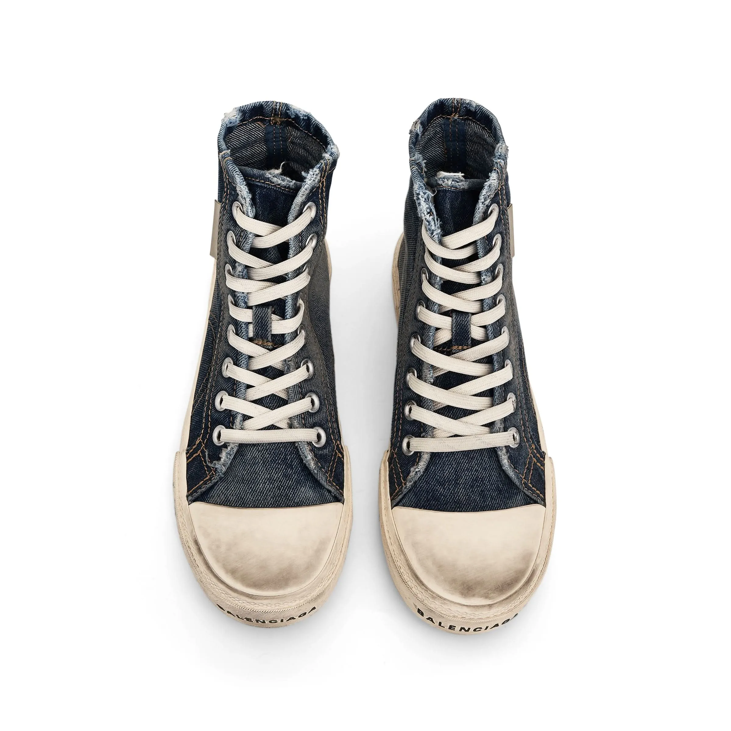Puffy Sneakers Paris High Sneaker Denim in Blue