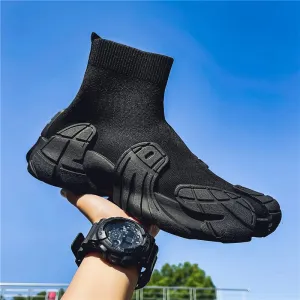 Outdoor Winter Men Casual Boots Designer Soft Sneakers Breathbale Mens Socks Shoes Slip-On Flat Lightweight Walking Sport Shoes Shoes For Flat Footed People
