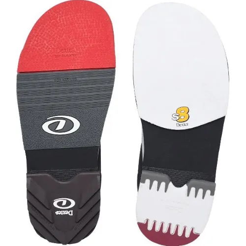 Dexter Mens SST 6 Hybrid LE White/Black Right Hand Wide Bowling Shoes Leather Military Boots