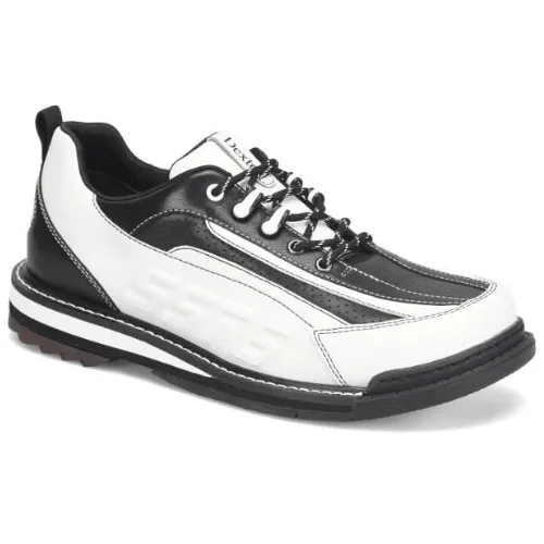 Bootie Boots Dexter Mens SST 6 Hybrid LE White/Black Right Hand Wide Bowling Shoes
