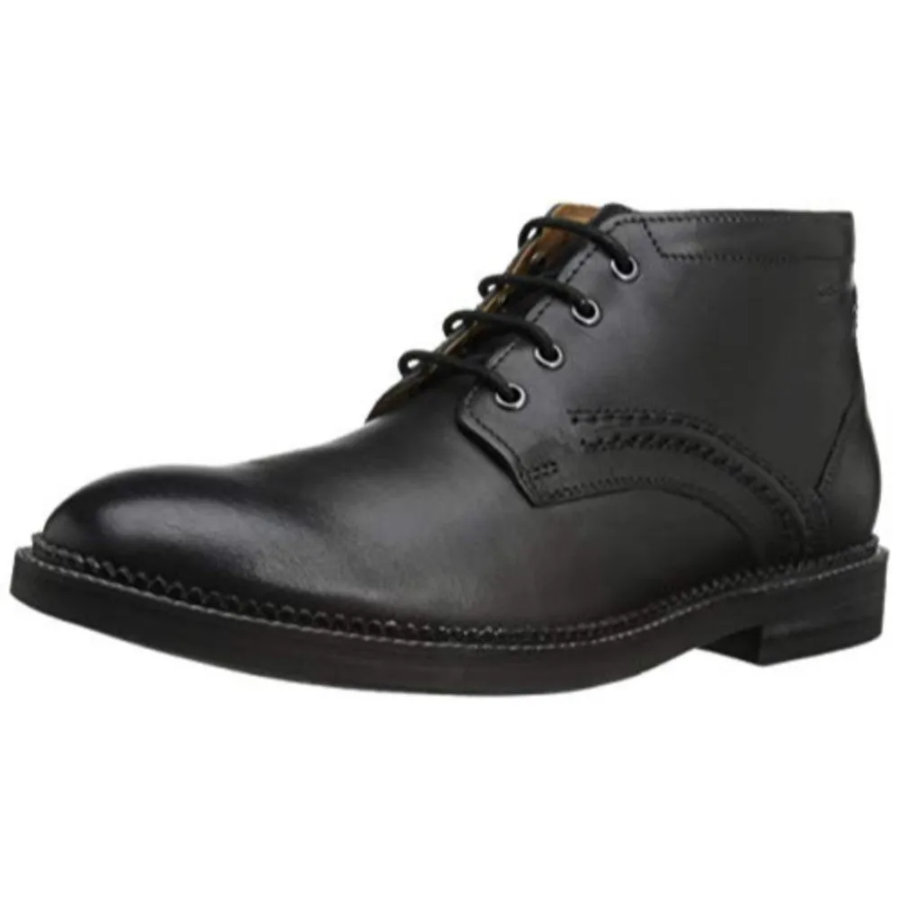 Open Toe Cowboy Boots Bushwick Black Clarks Mens