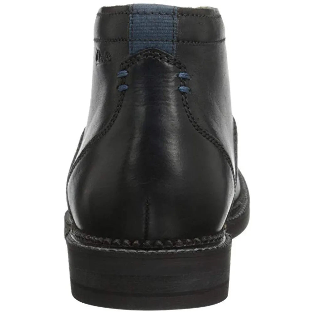 Open Toe Thigh High Boots Bushwick Black Clarks Mens