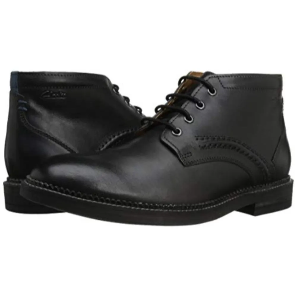 Bushwick Black Clarks Mens Affordable Western Boots