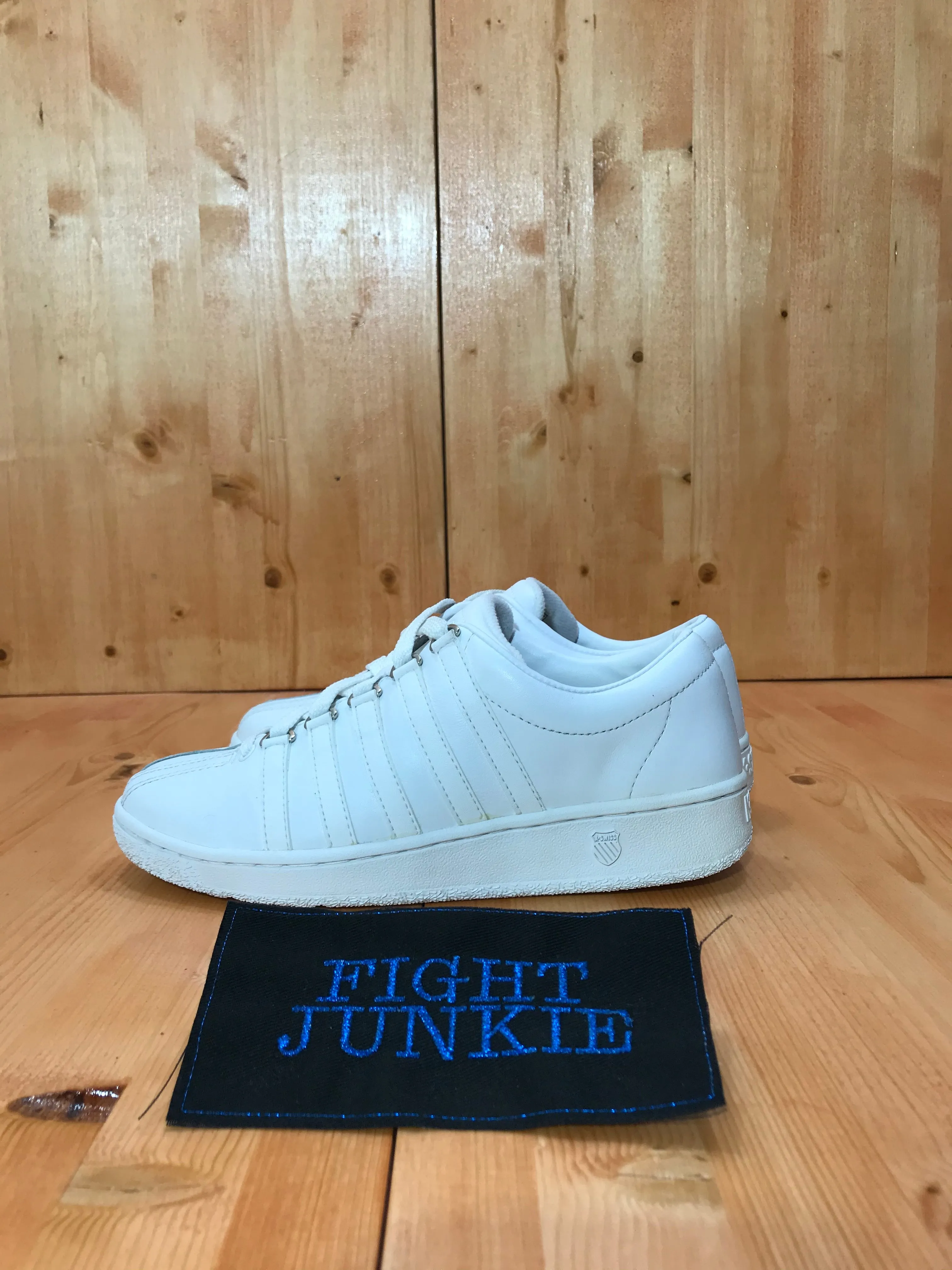 NWOT K SWISS KAY SWISS CLASSIC Luxury Edition Womens Size 8 All White Leather Shoes Sneakers Affordable Asics Running Shoes