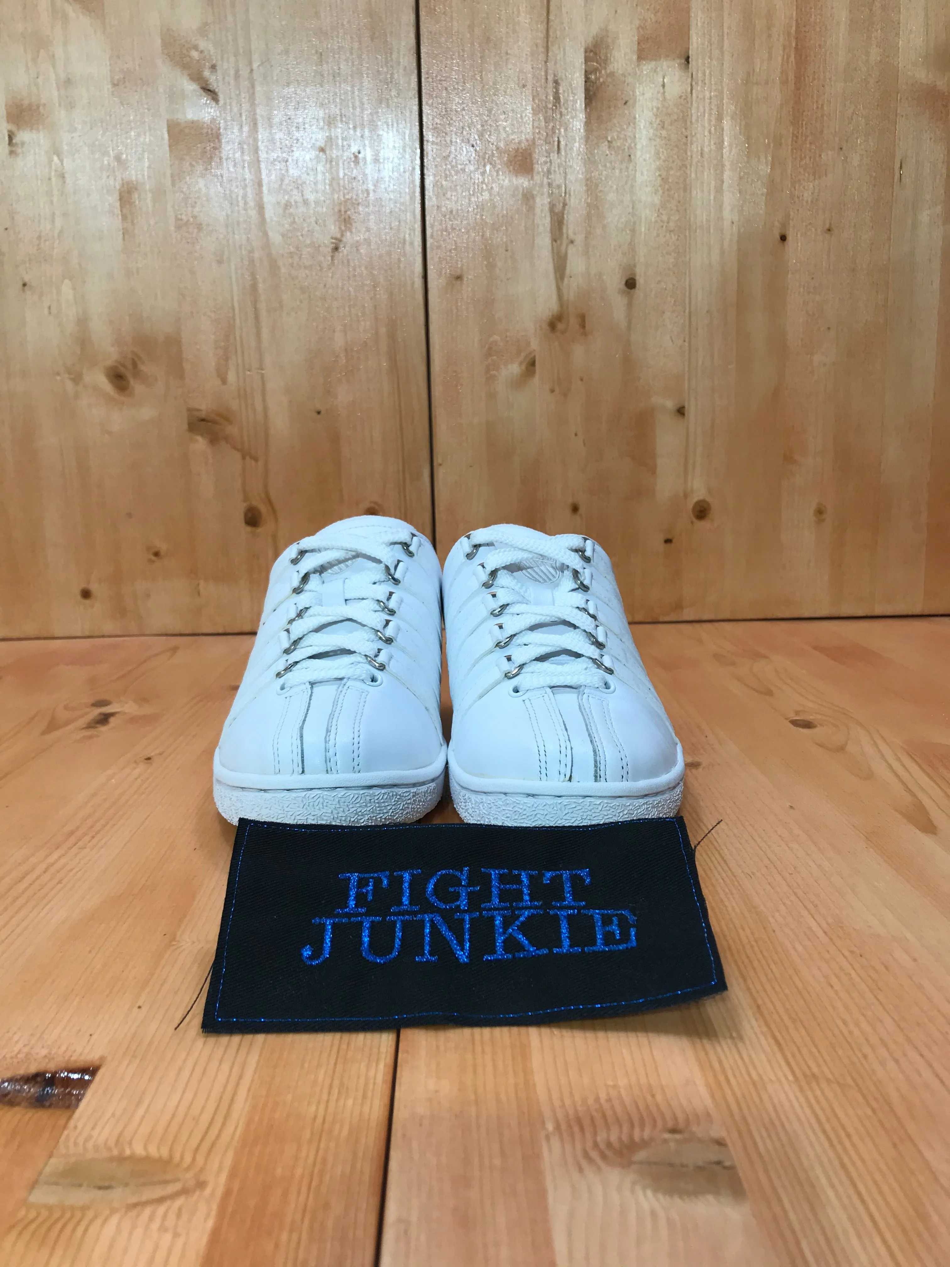 NWOT K SWISS KAY SWISS CLASSIC Luxury Edition Womens Size 8 All White Leather Shoes Sneakers Insoles For Asics Running Shoes