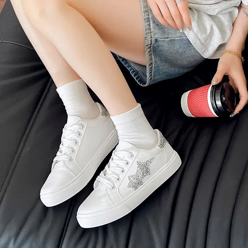 Running Shoes For Casual Runners Casual Lace-Up Flats for Women