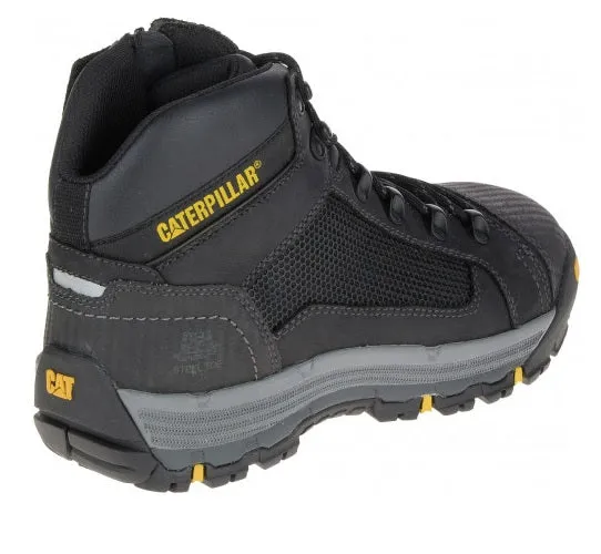 Deicer Boots On Plane CAT Convex ST Mid Black Safety Boot