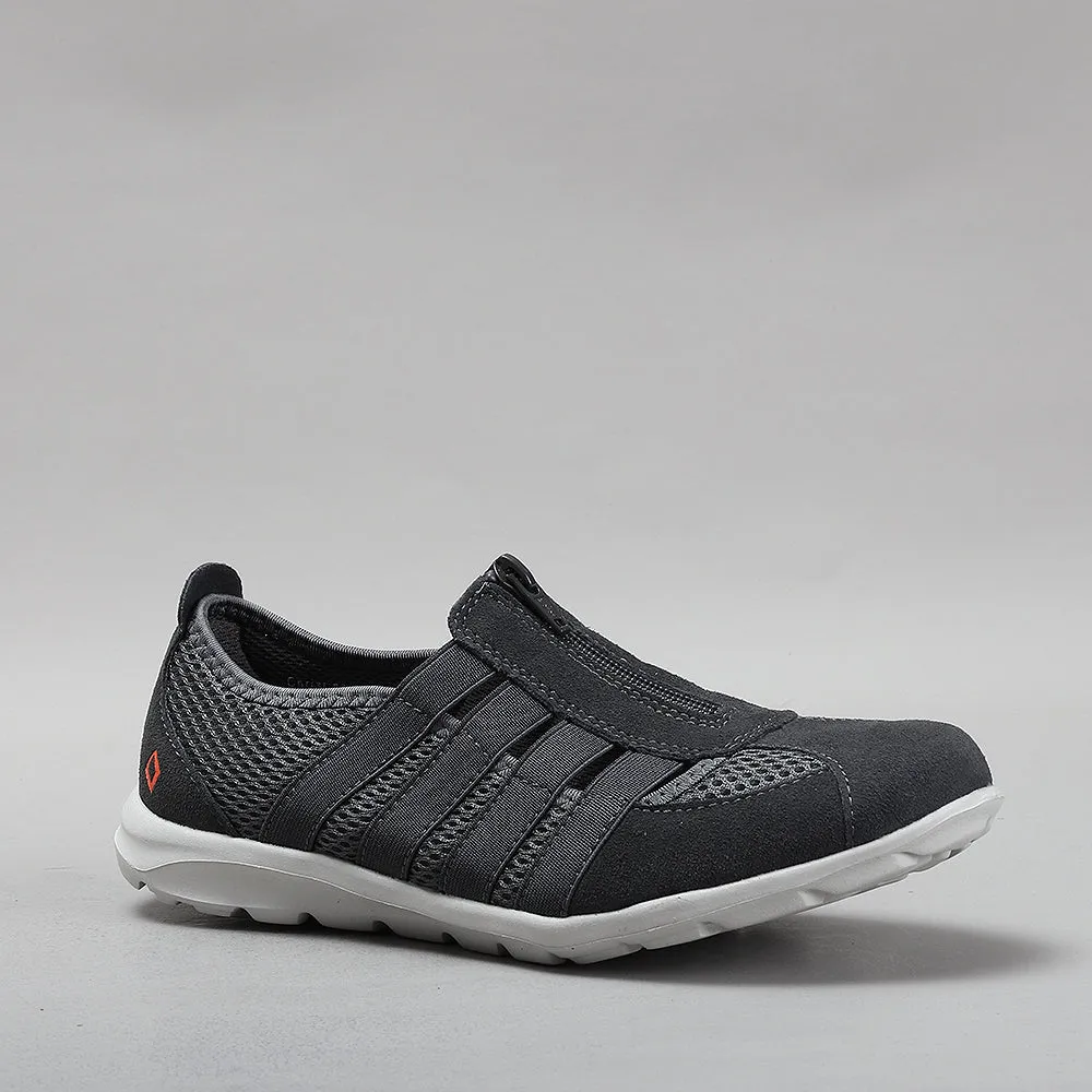 Flat Shoes With Toe Box CC RESORTS CHRISTINE CHARCOAL