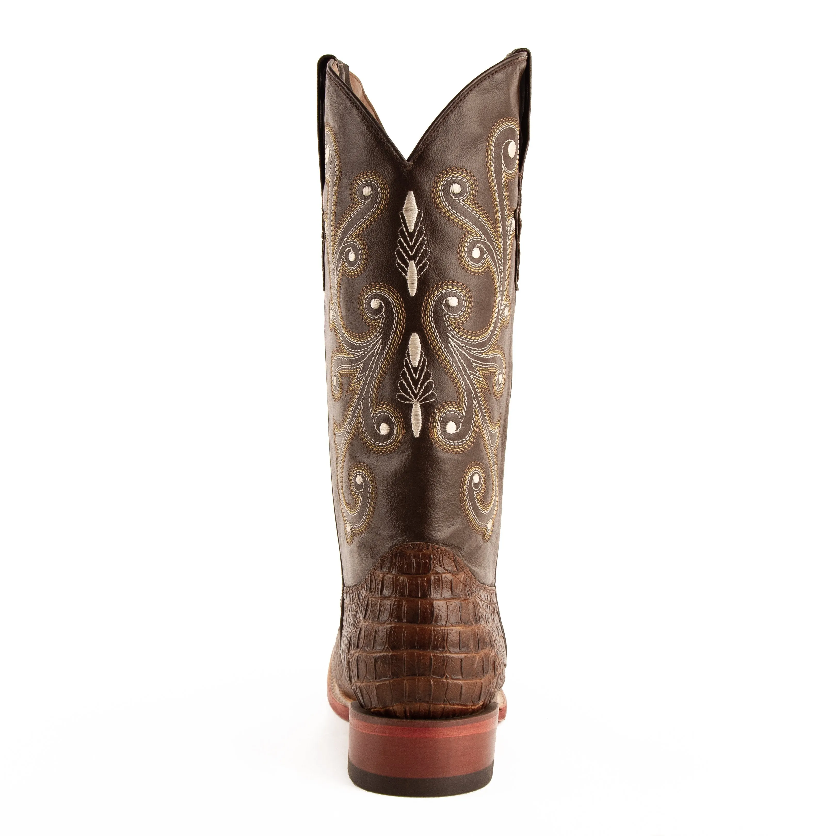 FERRINI MEN'S STAMPEDE RUST CAIMAN PRINT BOOT Ariat Suede Boots