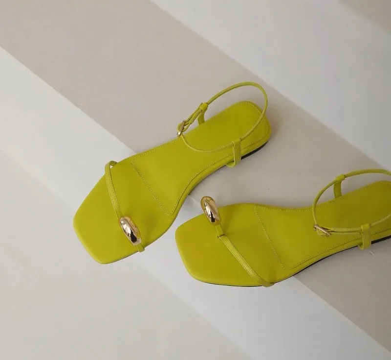 Chic Square-Toe Flats for Women Best Shoes For Casual Runners