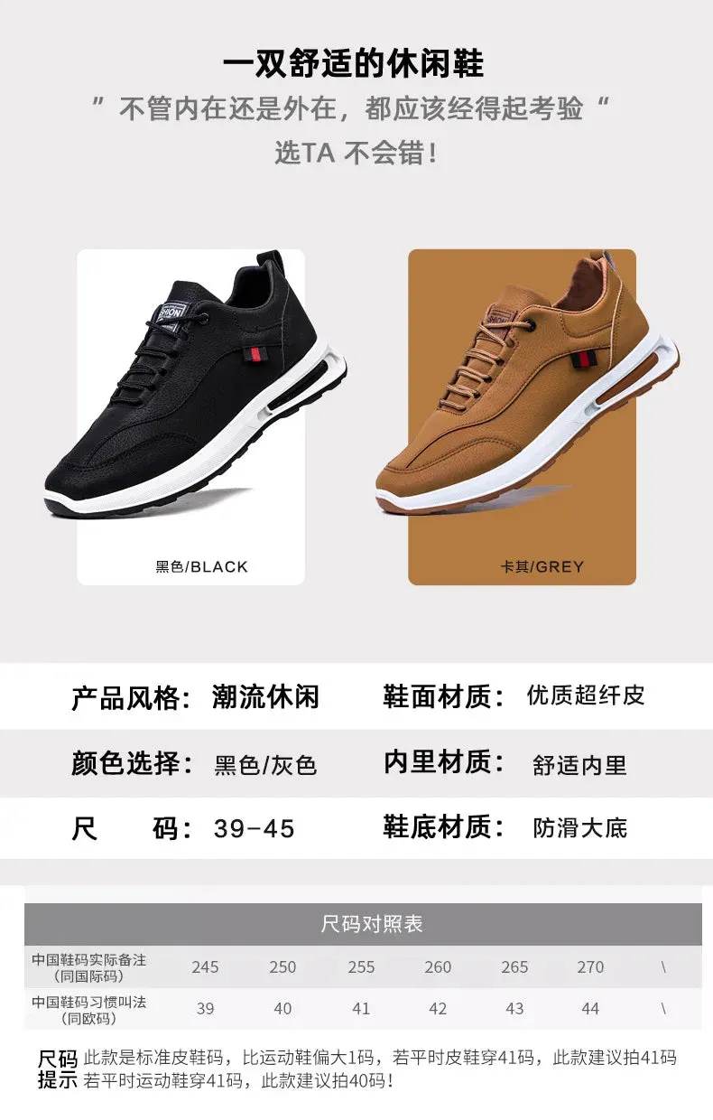 Classics Style Men's Hiking Shoes Lace Up Men Sport Shoes Outdoor Jogging Trekking Male Sneakers 2023 New Trendy Casual Sneakers Hiking Shoes Amsterdam