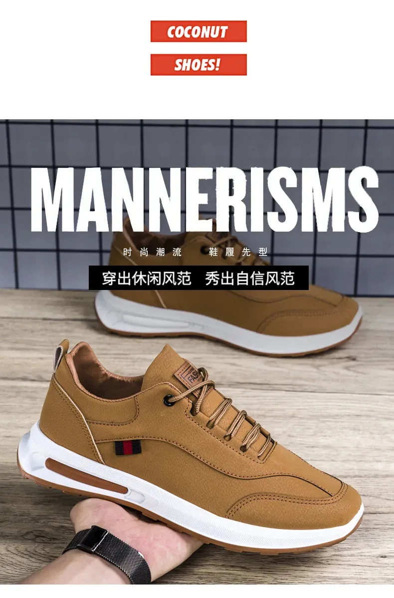 Classics Style Men's Hiking Shoes Lace Up Men Sport Shoes Outdoor Jogging Trekking Male Sneakers 2023 New Trendy Casual Sneakers Best Mid Hiking Shoes