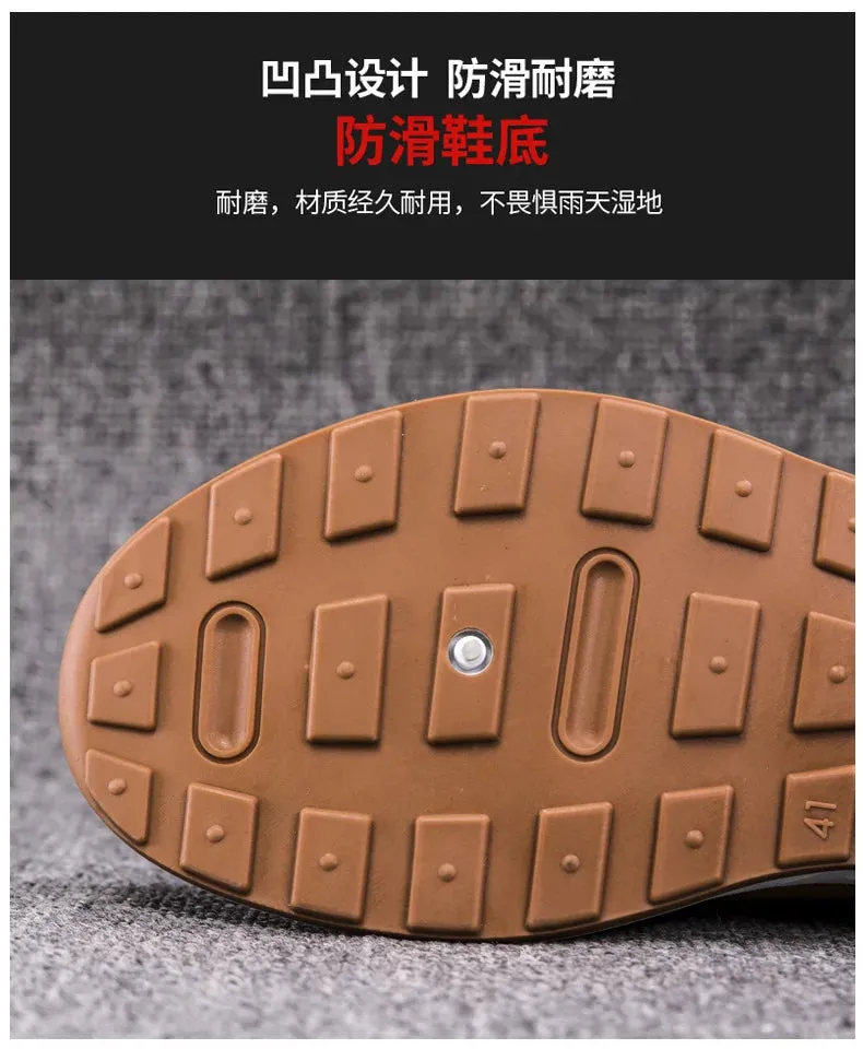 Classics Style Men's Hiking Shoes Lace Up Men Sport Shoes Outdoor Jogging Trekking Male Sneakers 2023 New Trendy Casual Sneakers Hiking Shoes Waterproof Review