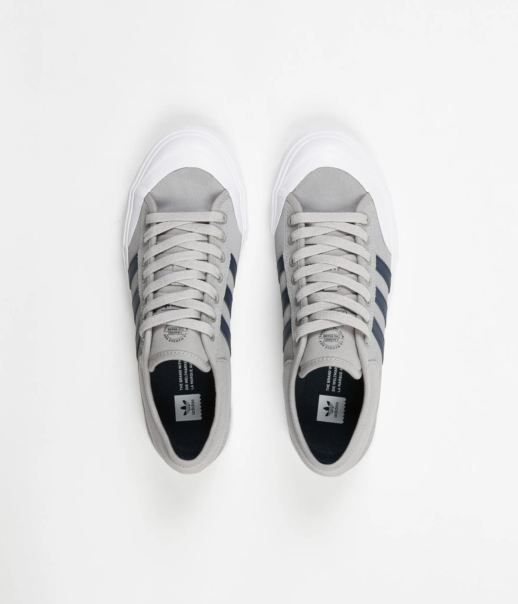Adidas Gray Shoes Adidas Matchcourt Shoes - Solid Grey / Collegiate Navy / White