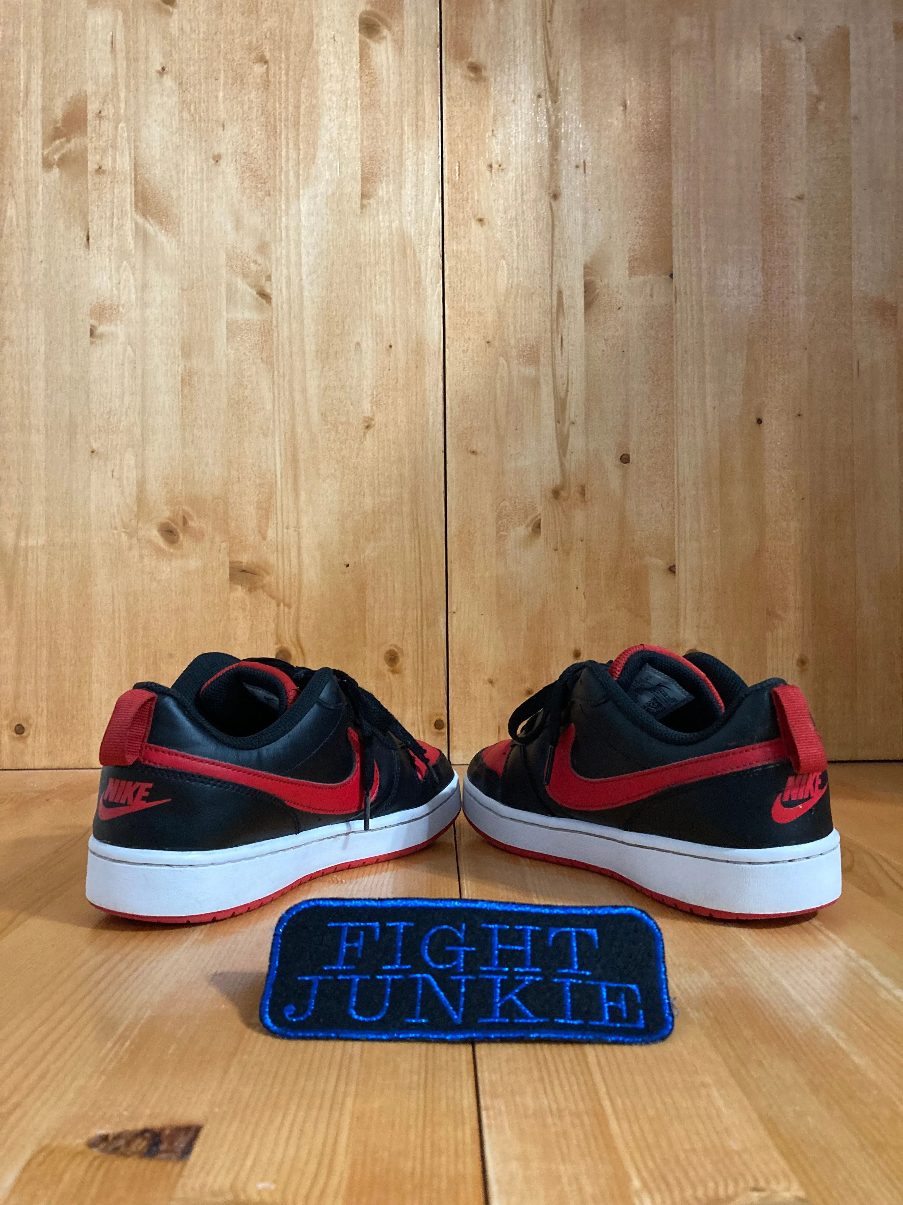 Asics Running Shoes Sale NIKE COURT BOROUGH LOW BRED GS Youth Size 7Y Shoes Sneakers Black & Red BQ5448-007