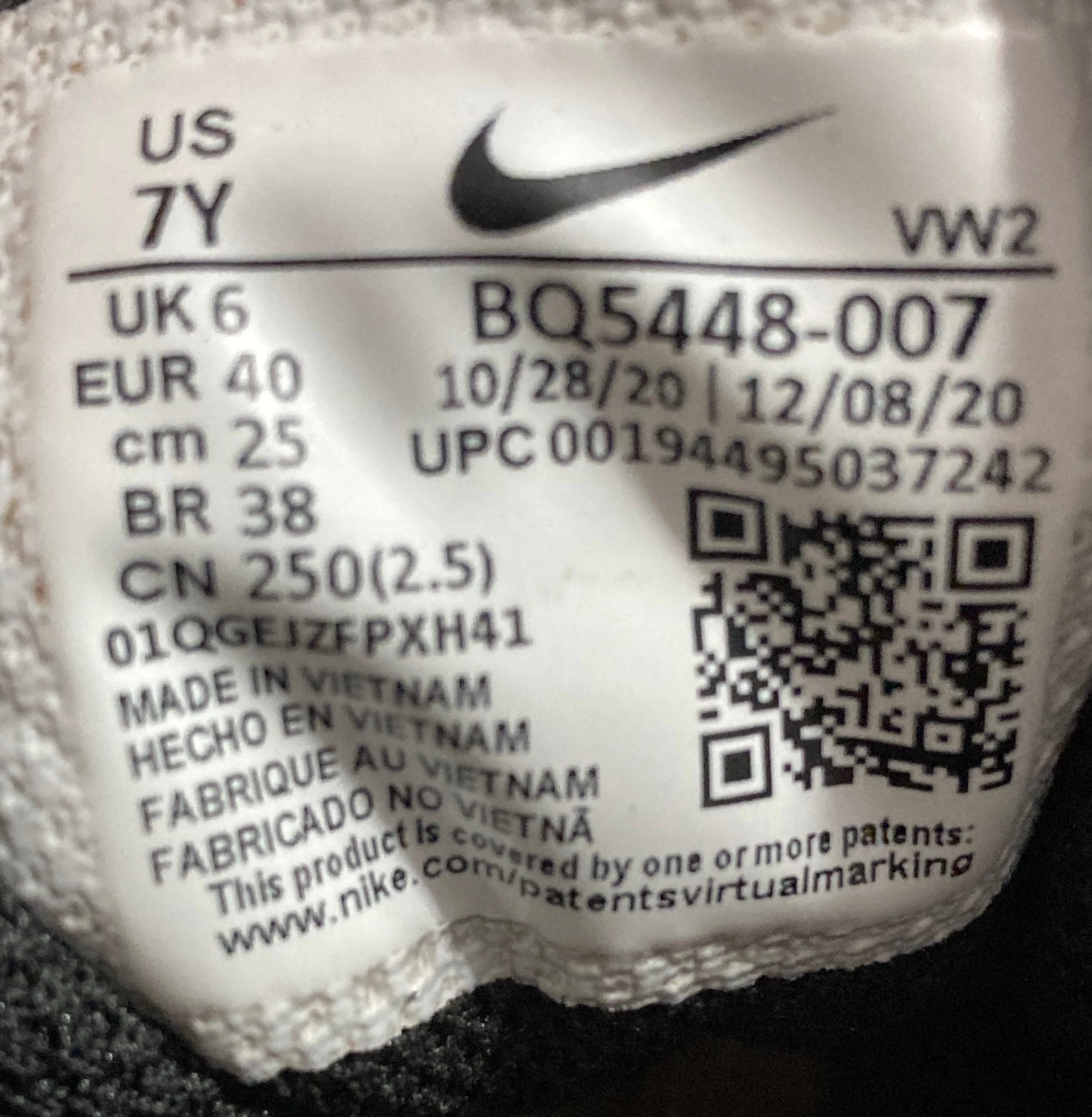 NIKE COURT BOROUGH LOW BRED GS Youth Size 7Y Shoes Sneakers Black & Red BQ5448-007 Asics Shoes For Neutral Pronation