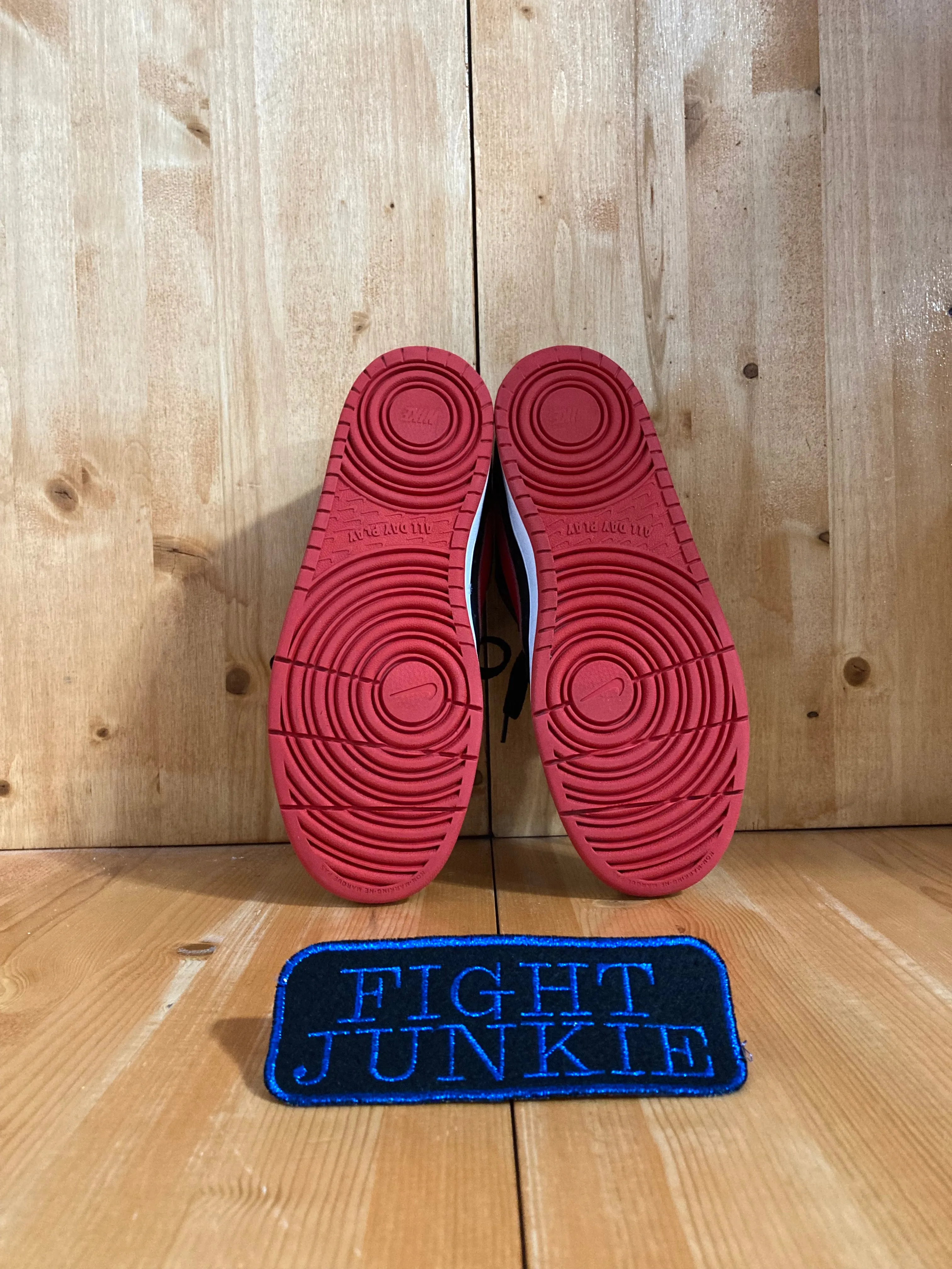 NIKE COURT BOROUGH LOW BRED GS Youth Size 7Y Shoes Sneakers Black & Red BQ5448-007 Asics Gt 2000 5 Running Shoe