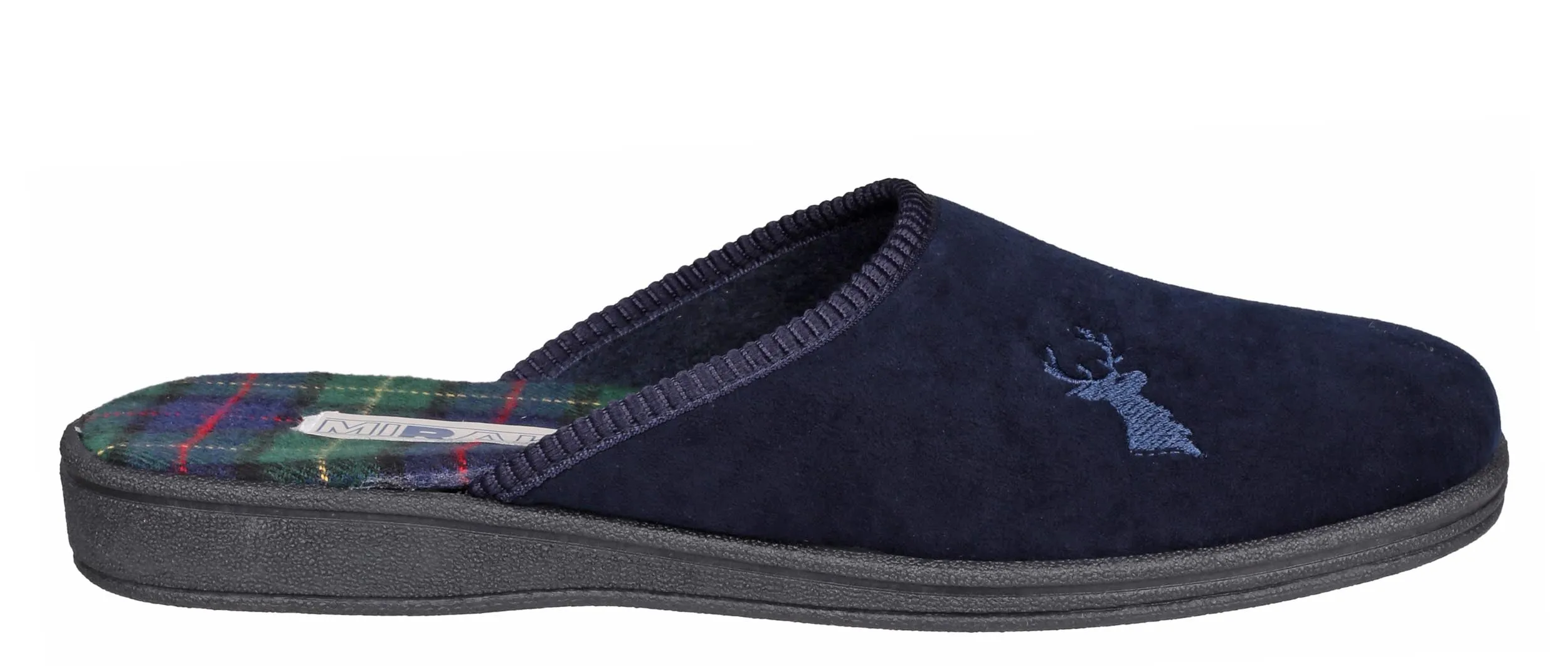 Mirak Buck Mens Velour Mule Slipper Dressy Slippers