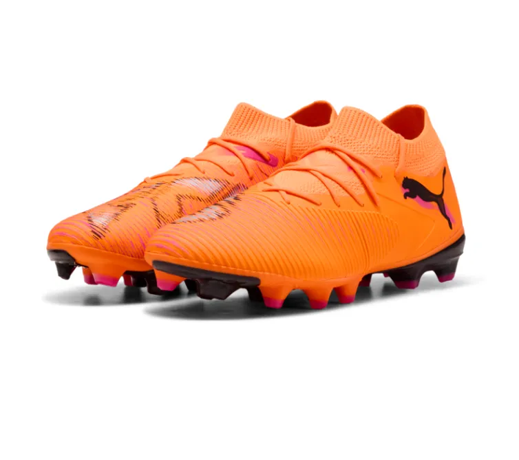 Puma Future 8 Match FG Firm Ground Soccer Shoes - Heat Fire/ Puma Black/ Ravish Ichigo Asics Shoes