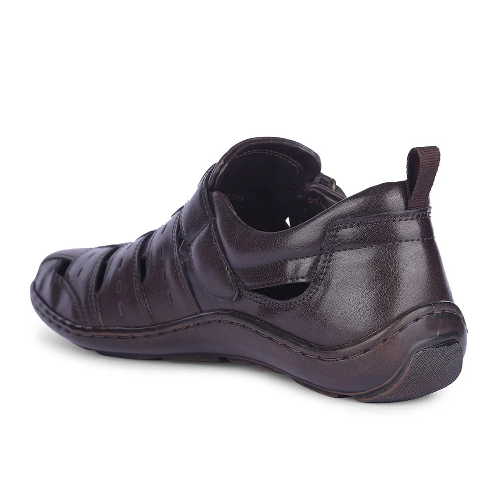 Healers By Liberty Mens LB130-500E Brown Casual Sandal Sandals Tanjun