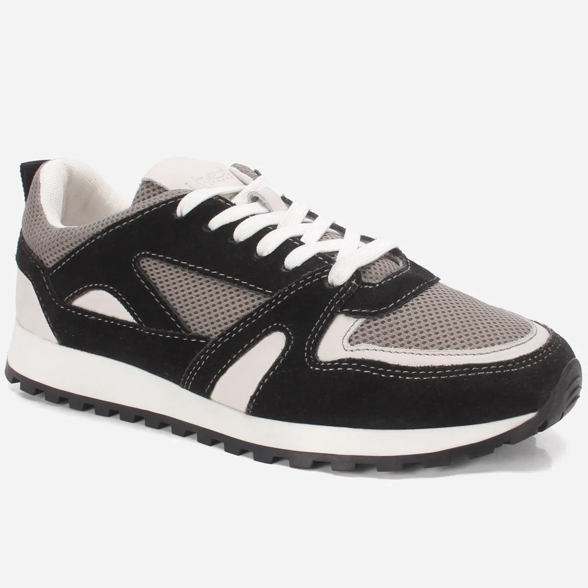 TMen's "JOEZ"  Lace Up Suede Sneakers Jogging Shoes Flat Baseboard With Shoe Molding