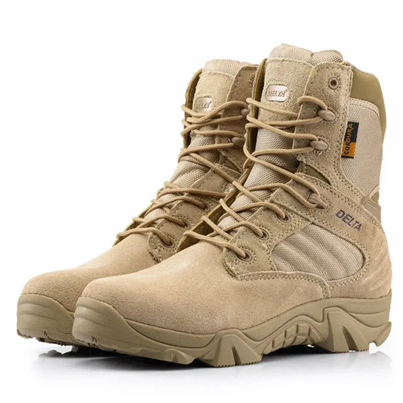 Men's Delta Tactical Boots Light Duty Military Boots Best Support Hiking Shoes