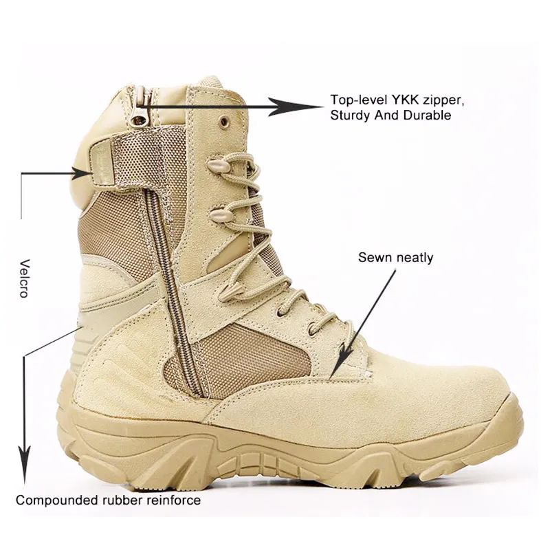 Hiking Shoes India Men's Delta Tactical Boots Light Duty Military Boots