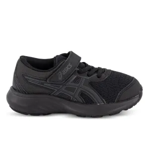 ASICS KID'S CONTEND 9 PS TRIPLE BLACK RUNNING SHOES Asics Turf Shoes