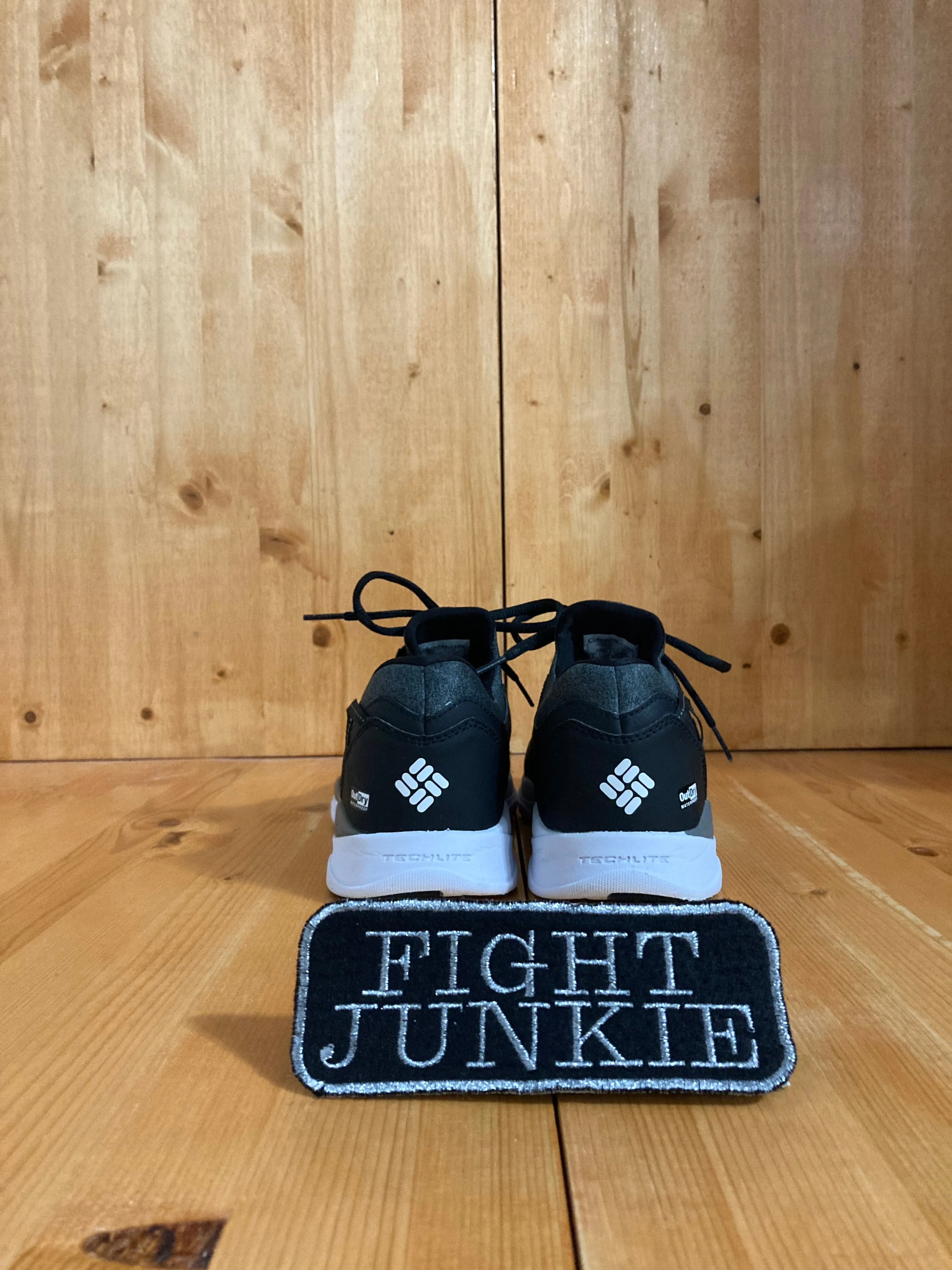 Outdoor Shoe Rack Waterproof COLUMBIA TECHLITE OUT DRY Women's Size 9 Waterproof Shoes Sneakers Gray & Black