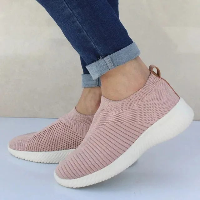Knitting Sock Sneakers Flat Sole Bike Shoes
