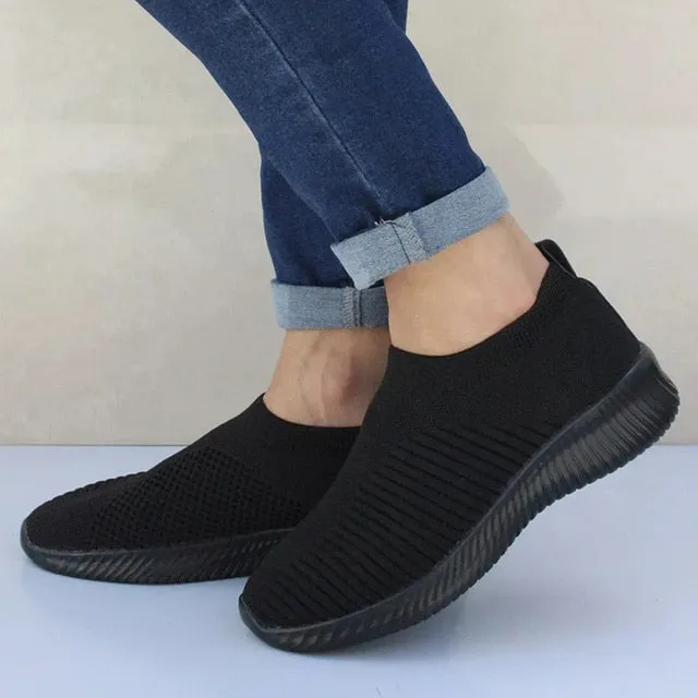 Shein Shoes Flats Knitting Sock Sneakers