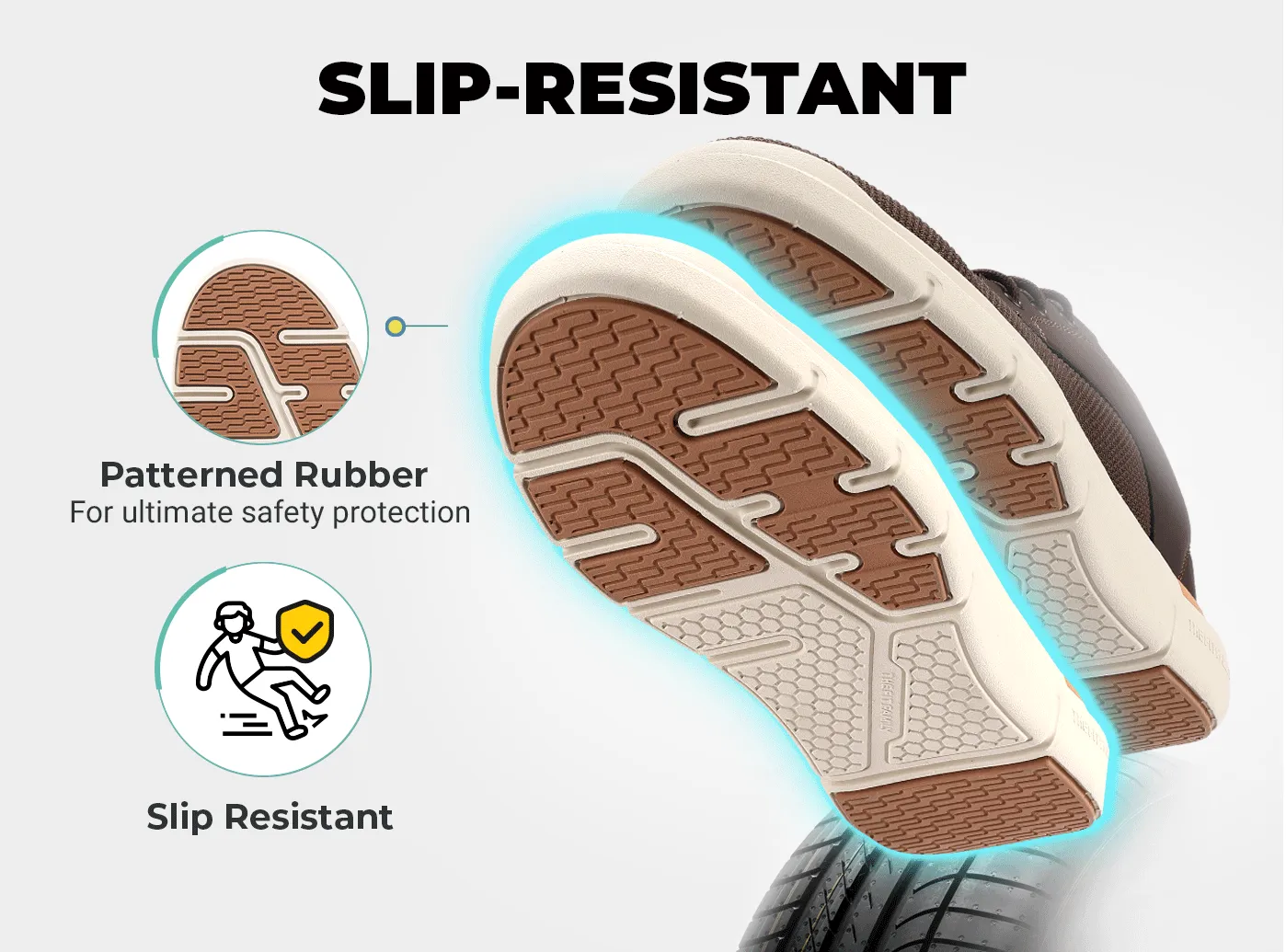 FitVille Men's BriskWalk Deluxe Lace-up Business Casual Sneaker V2 Flat Cream Wedding Shoes