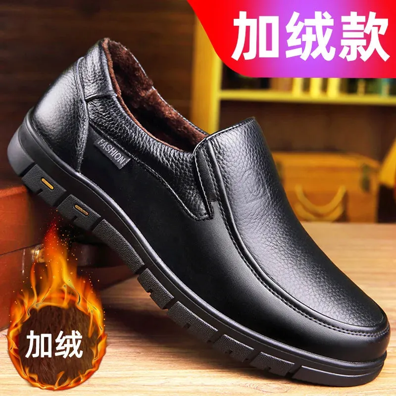 Genuine Leather Handmade Shoes 2023 Casual Shoes For Men Flat Platform Walking Shoe Outdoor Footwear Loafers Breathable Sneakers Best Shoe Brands For Flat Feet